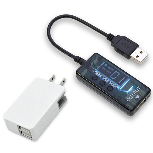 サンコー USB24hタイマースイッチ ＋ 2ポートUSB-ACアダプタセット DTWTUSBS＋UAC221