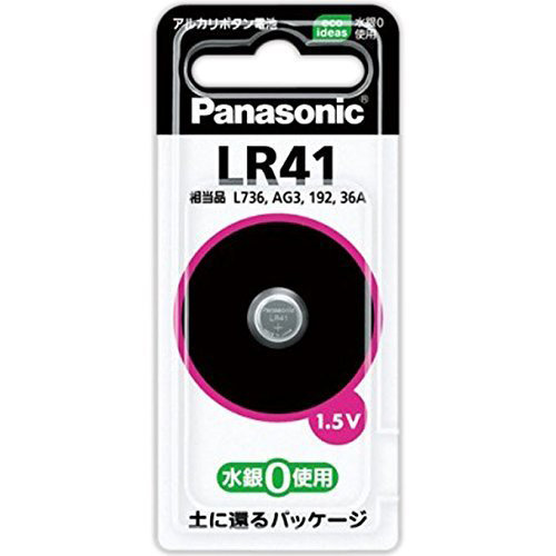 アルカリボタン電池 LR41P
